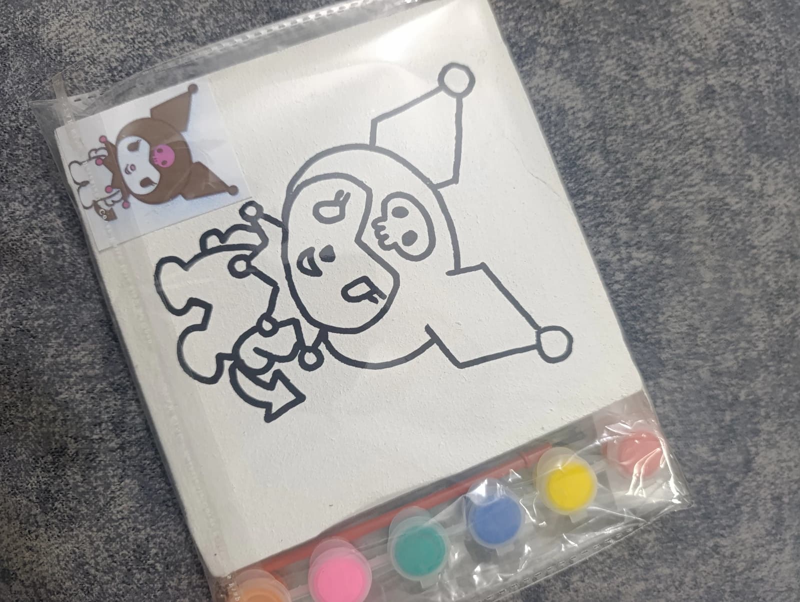Cartoon Canvas Painting Kit